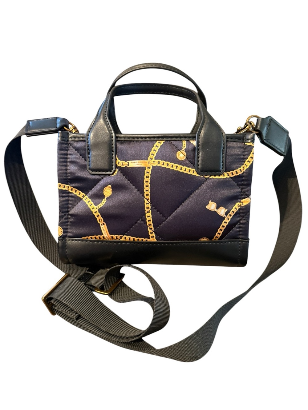 Kurt Geiger London Extra Small Quilted Recycled Shopper Tote Bag - Picture 9 of 10